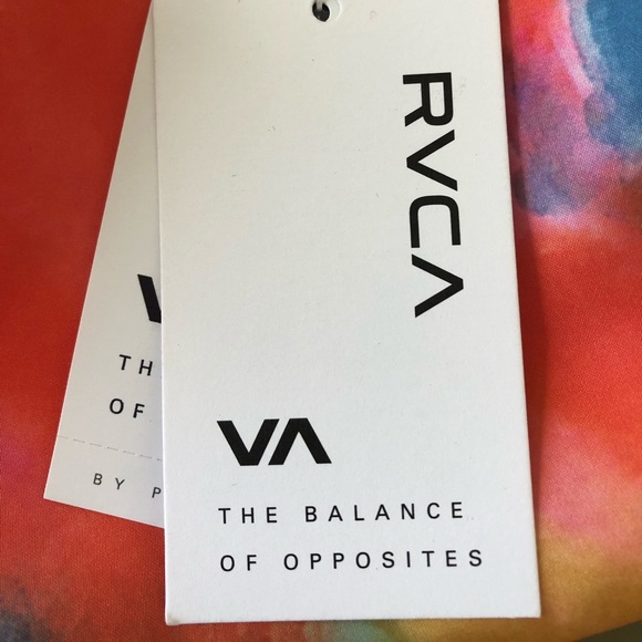 RVCA Watercolor Cutout Tank Top - Picture 4 of 4